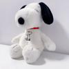 Hot  Snoopy Plush Doll Breath Child Peluche Soothes Toy Anime Baby Music Light Sleep Toys Snoopy White Dog Kid Gifts