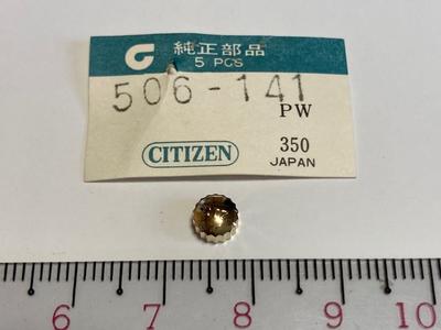 1 Crystal GF CTZ 506-141, Piece, Crown, Seven, Autodater, (Gold GF), Mark.