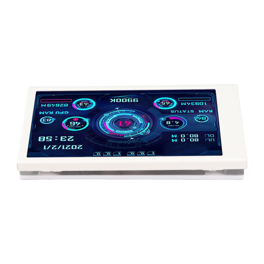 3.5in Computer Temp Display Full View Display Small Screen for AIDA64 PC CPU RAM Hard Disk Data Display