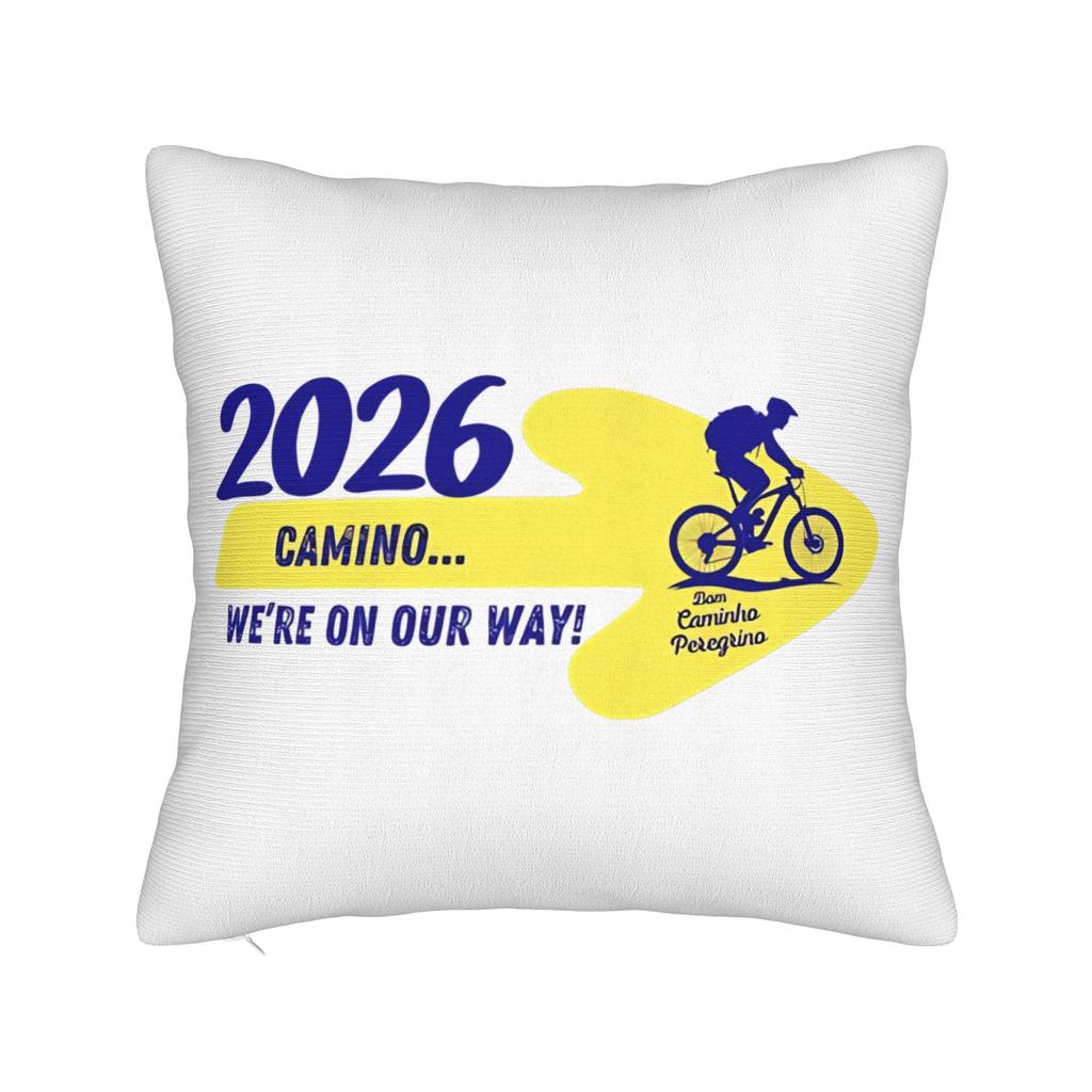 Camino De Santiago Square Pillowcases Polyester Car Shells The Way Movie Cushion Cover Cool Decor Pillow Cover 45*45