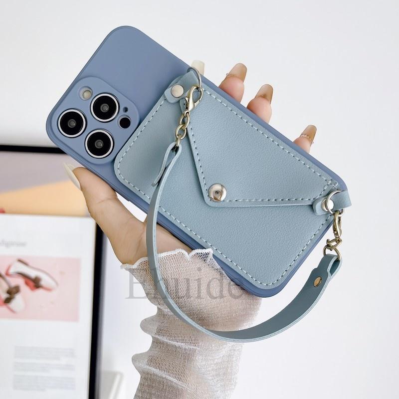 

Wrist Strap Case For Xiaomi POCO X7 X6 M6 X5 F8 Pro Redmi Note 15 14 13 Pro Plus 12 13C 14C 15C Wallet Silicone Handbag Cover POCO M6 Pro 4G