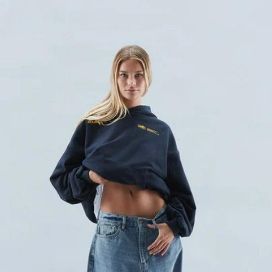 Women's Retro Unisex Loose-Fit Hoodie: Trendy Versatile Style