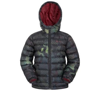 Gepolsterte Jacke für Kinder mit saisonalem Muster