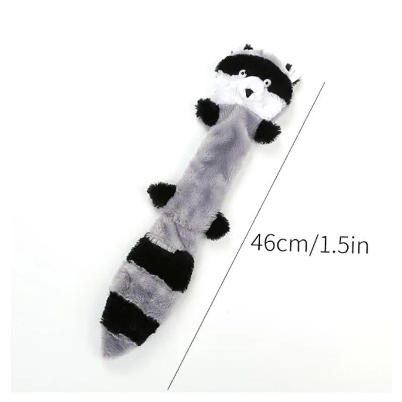 Squeaky Toys No Stuffing Plush Dogs Chew Toy for Small Medium Large Breed Chewers