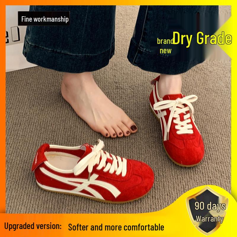 Damen 2025 Retro Deutsch Forrest Gump Inspirierte Trainingsschuhe - Flache Sohle, Vielseitig & Stilvoll Herbst Freizeit-Sneakers