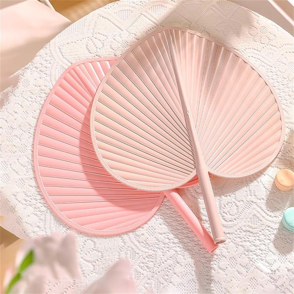 Artificial Woven Fan Palm Leaf Plastic Hand Fans Vintage Dried Fan For Wedding Party Summer Cooling Fan Home Decorations