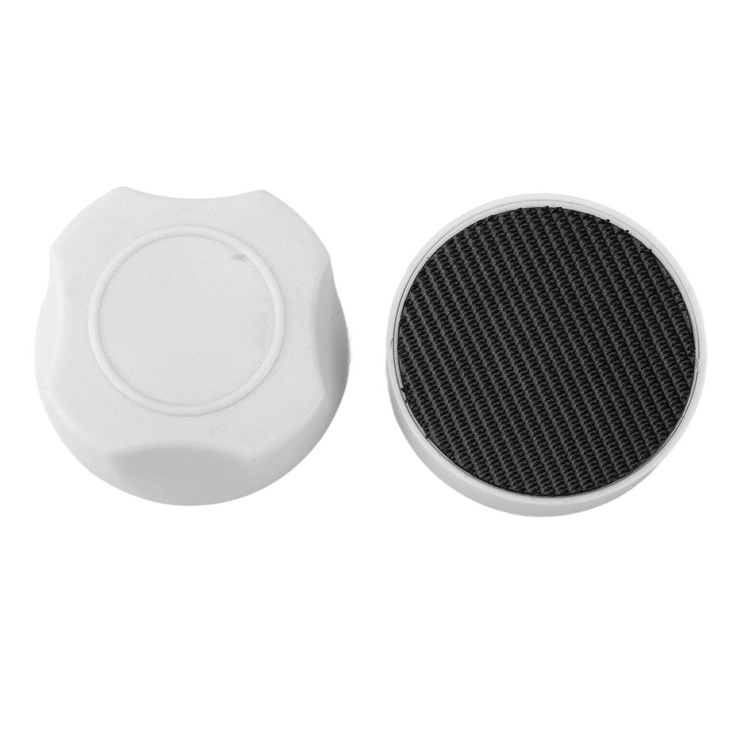 Fish Tank Magnetic Brush Mini Anti Scratch Dual Sided Cleaning Aquarium Glass Cleaner for Moss RemoveWhite