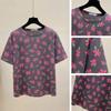 Short-sleeved T-shirt for Women 2025 Summer New Korean Version Loose Flesh Covering and Slimming Versatile Simple Colors