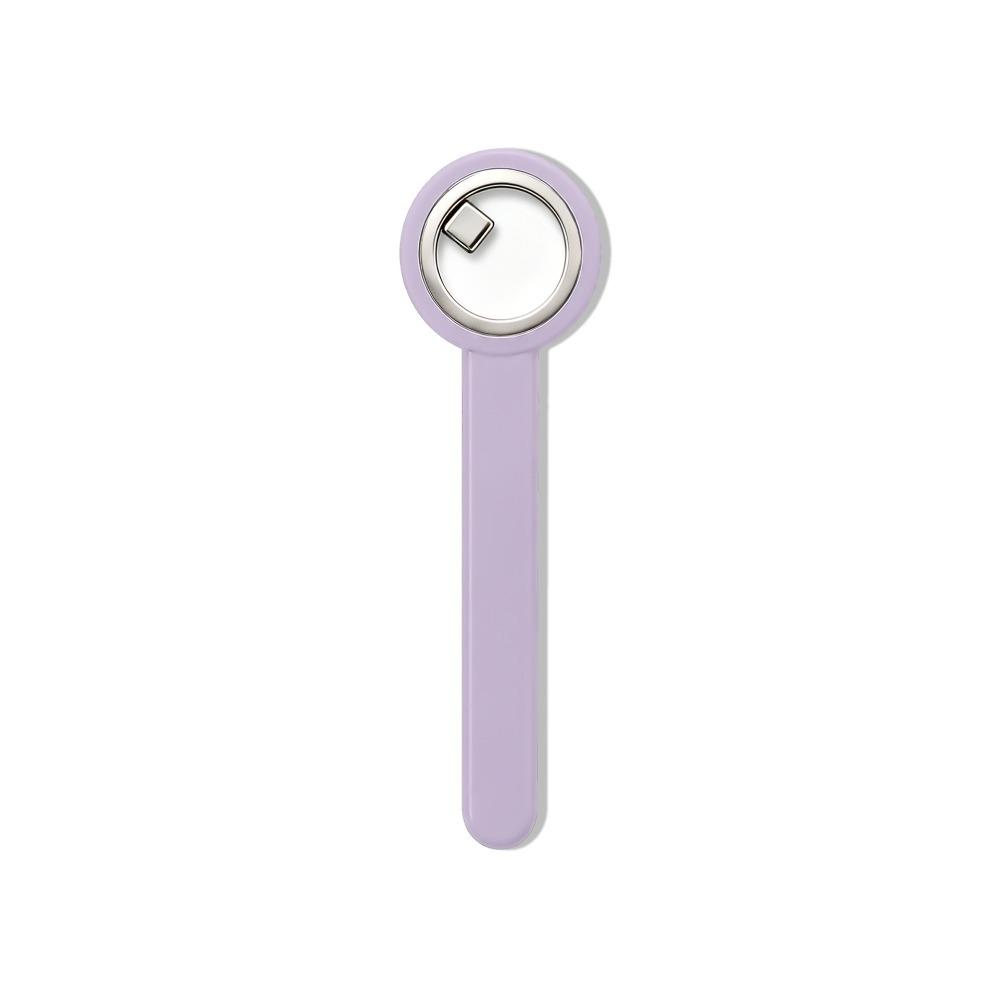 Non-slip Handle Cat Eye Nail Art Magnet Circular Ring Hollow Cat Eye Magnet  Nail Art Design B purple