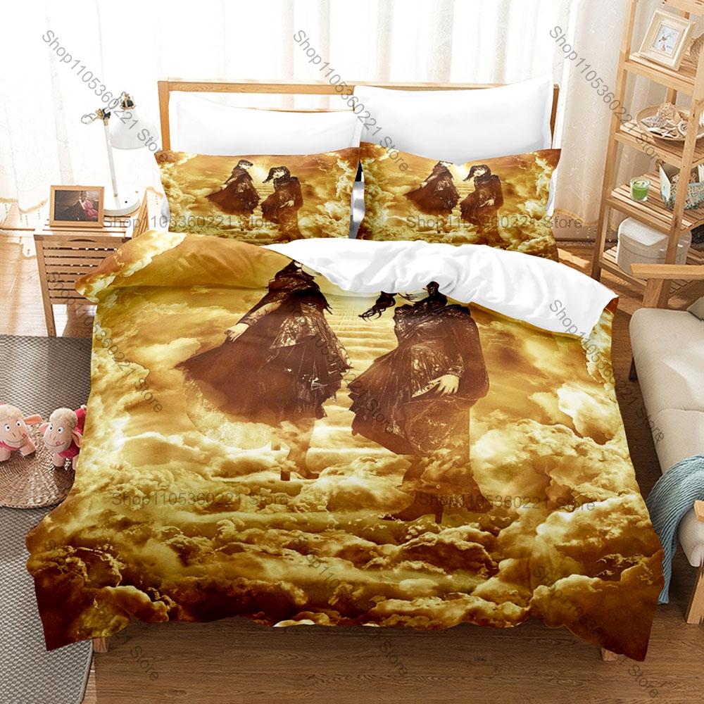 Personality Babymetal Band Printed Bedding Set New Soft Skin Friendly Duvet Cover Pillowcase Comfortable Bedroom Bed Linens Home