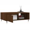 Coffee Table Brown Oak Effect 90 X 60 X 35 Cm Engineered Wood