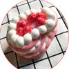 1pc Simulation Cake Model Strawberry Big Fruit Food Slow Rebound Pinch Music Soft Vent Decompression Toy Window Display Props