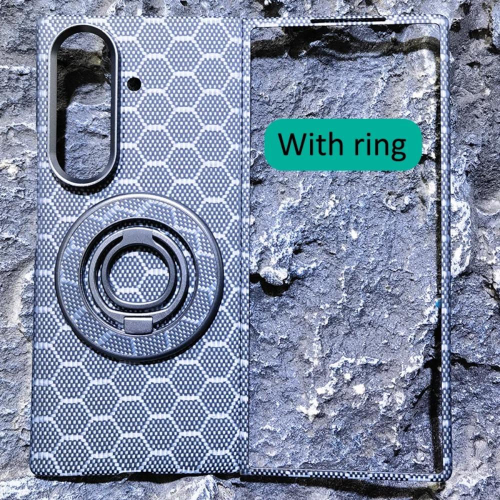 

Чехол для телефона Magsafe из углеродного волокна и арамида для Samsung Galaxy Z Fold7, магнитная беспроводная зарядка, тонкий чехол, ударопрочная защитная накладка Galaxy Z Fold7