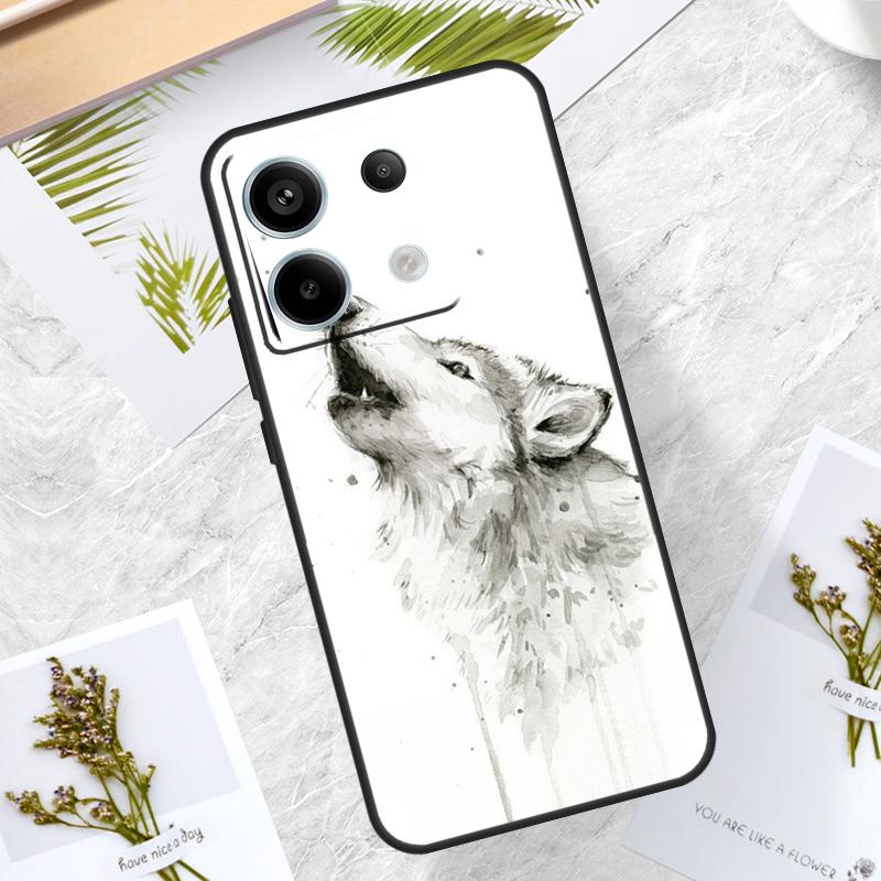 

Animal Wolf Case For Xiaomi Redmi Note 14 Pro 12 11 10 13 15 Pro Plus Redmi 15 14C 10C 12C 13C 15C Cover Redmi Note 14 Pro 5G