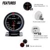 CNSPEED 60MM Car Turbo Boost gauge + Adjustable Turbo Boost Controller Kit 1-30 PSI IN-CABIN Car Gauge Car Meter