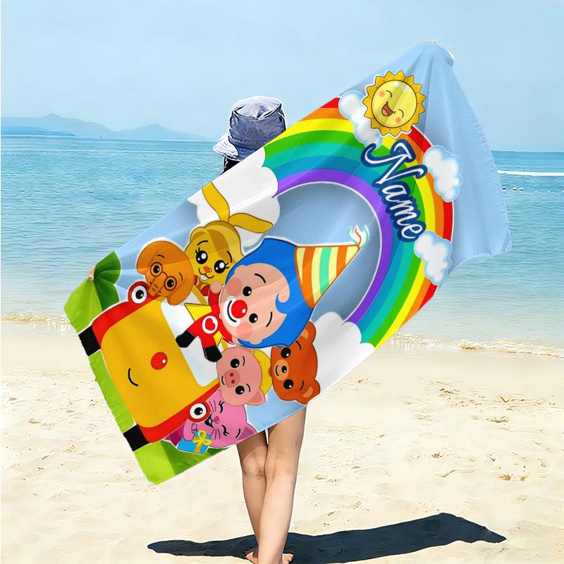 Personalized Sonic Adventure Beach Towel Microfiber Beach Towel Thin Absorbent for Beach Swimming Yoga Bath Sports. 091086