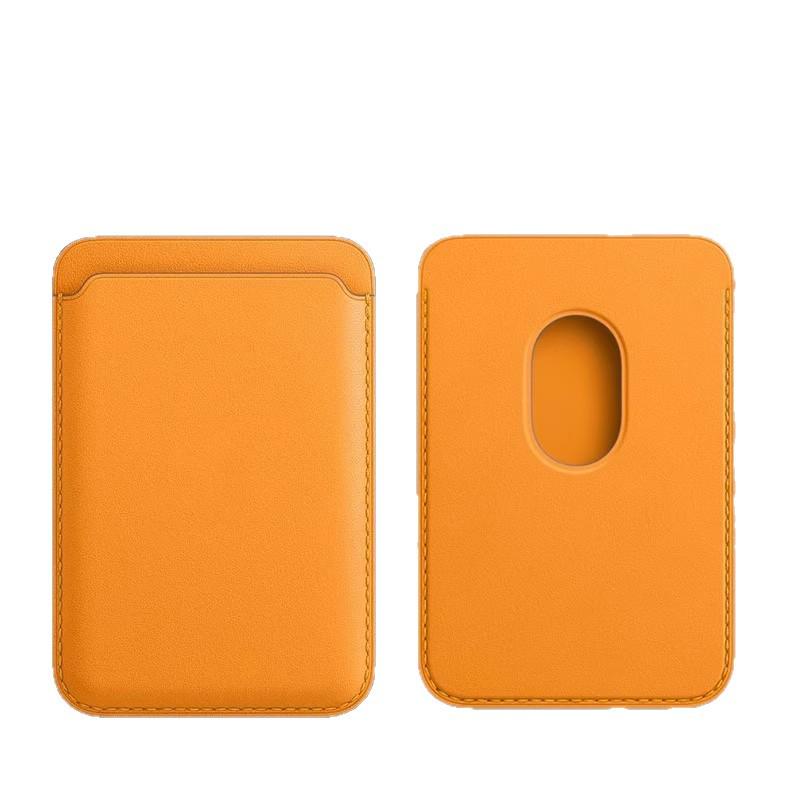 iPhone 16 Leather Card Holder Case with Magnetic Pop-up Window for 13, 14, 15 Pro Max