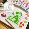DIY 16 Pcs Fairy Stencils Templates for Painting,Scrapbooking on Wood,Glass,Canvas. Flower, Moon&Tooth Fairy Wildflower Designs