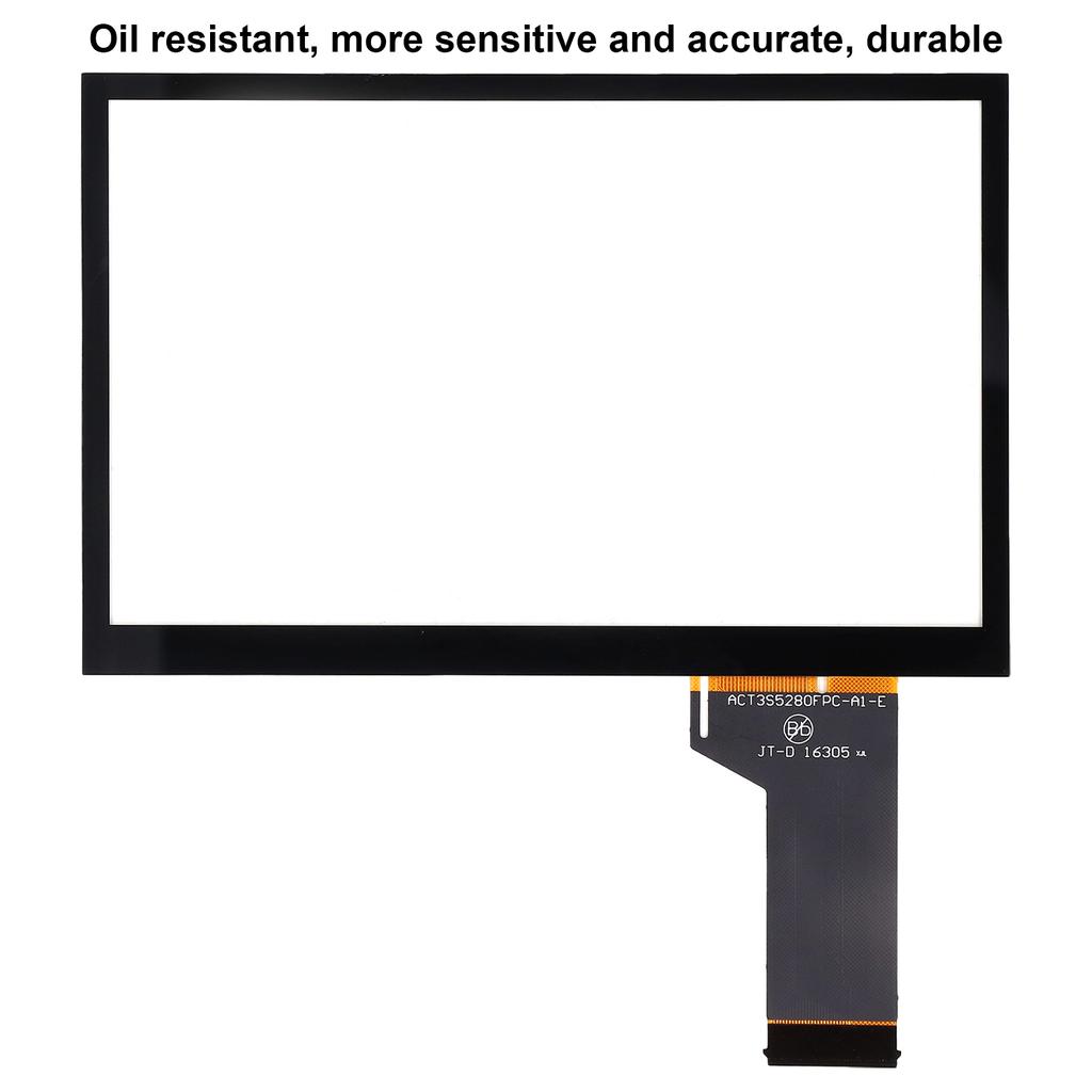 Car LCD Digitizer High Sensitivity Oil Resistant Perfect Fit Easy Installation OEM TDO-WVGA0633F00039 for MIB System