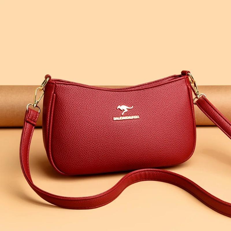 Women's Retro Shoulder Bag, Simple Crossbody Bag, Solid Color Shoulder Bag Suitable for Daily Use, Commuting, and Shopping