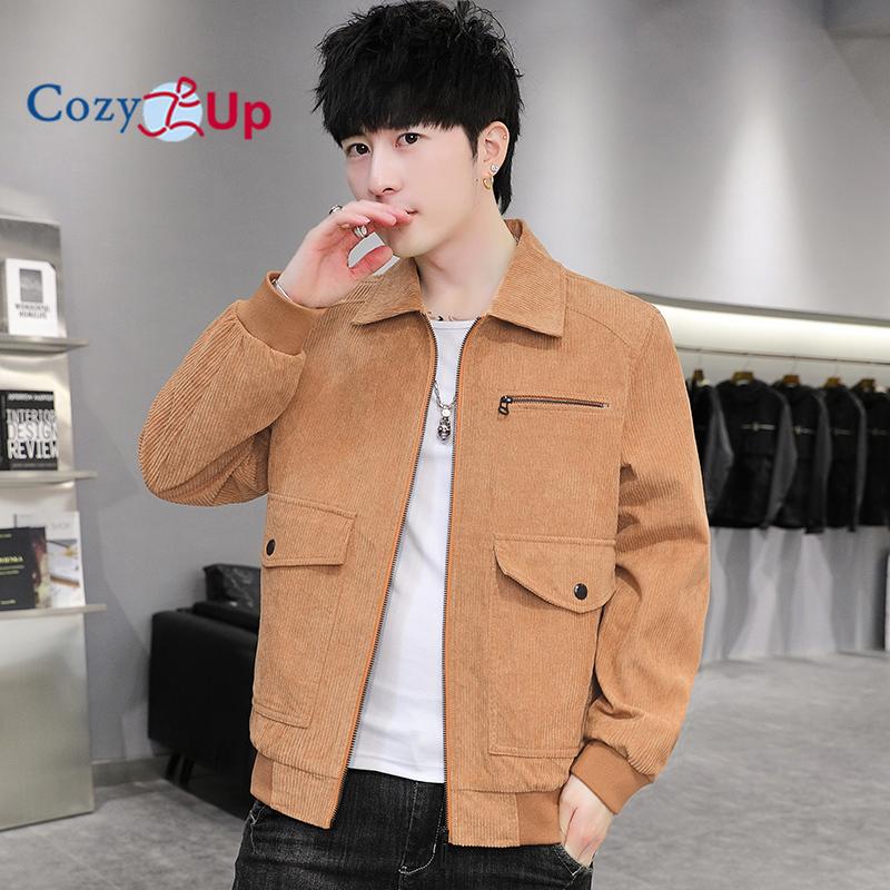 

Мужская вельветовая куртка на молнии, повседневная, легкая, облегающая, с длинным рукавом, рабочая куртка, пальто с карманом 5XL жёлтый