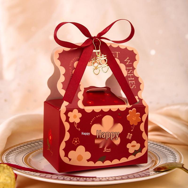 2025 New Style Handheld Wedding Candy Box for Engagements