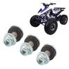 16 Set Kotflügelbolzen, Unterlegscheiben, Muttern, Schraubensatz, M6-Gewindebefestigungssatz für 50 cc, 70 cc, 90 cc, 110 cc, 125 cc, ATV, Quad 4