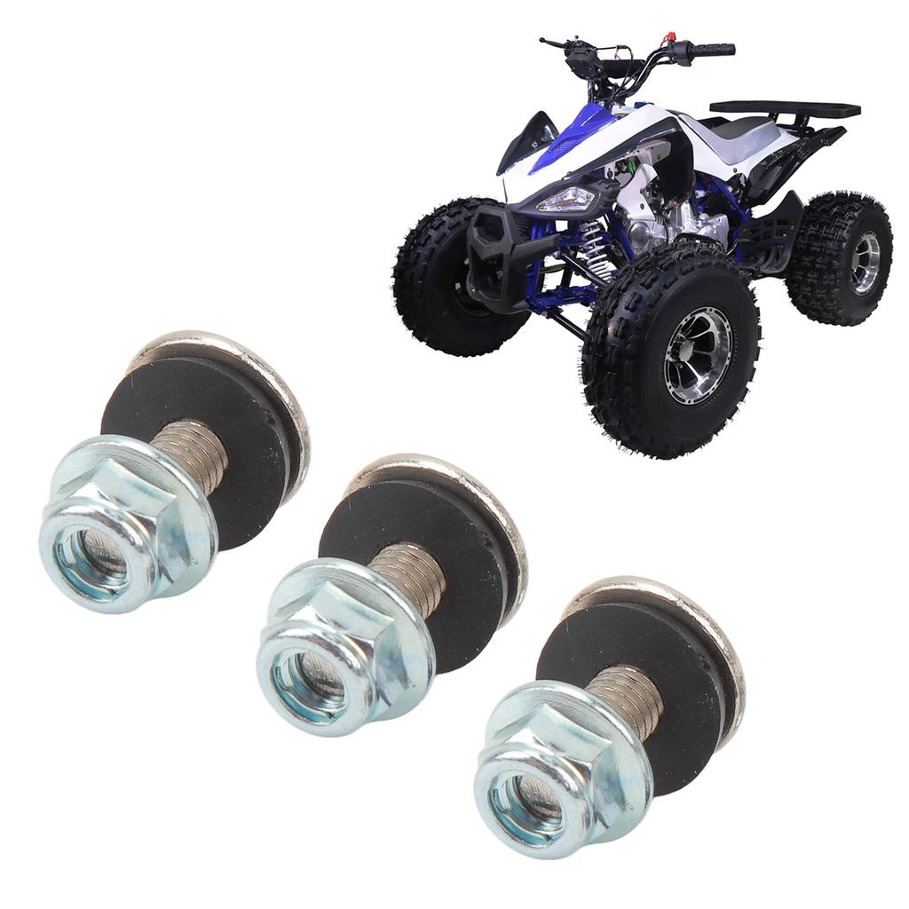 16 Set Kotflügelbolzen, Unterlegscheiben, Muttern, Schraubensatz, M6-Gewindebefestigungssatz für 50 cc, 70 cc, 90 cc, 110 cc, 125 cc, ATV, Quad 4