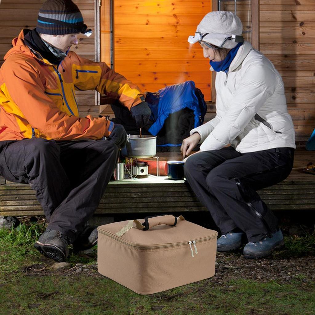 Outdoor Stove Carry Bag Camping Stove Storage Bag Portable Bag Baking Tray Gas Tank Cookware Storage Box camping supplies