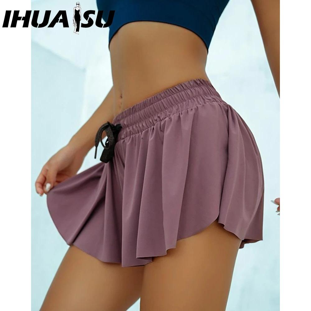 IHUASU Dame Mote Casual Sommer Vår Skjørt