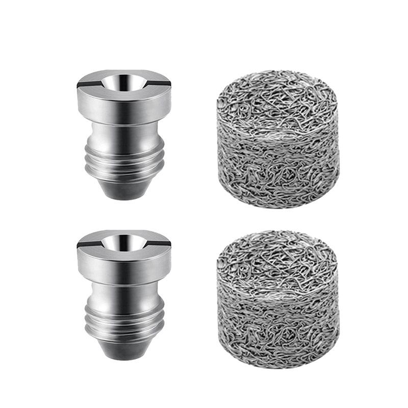 Stainless Steel Foam Cannon Kit with All-Copper Nozzle Core and Foaming Mesh Cover