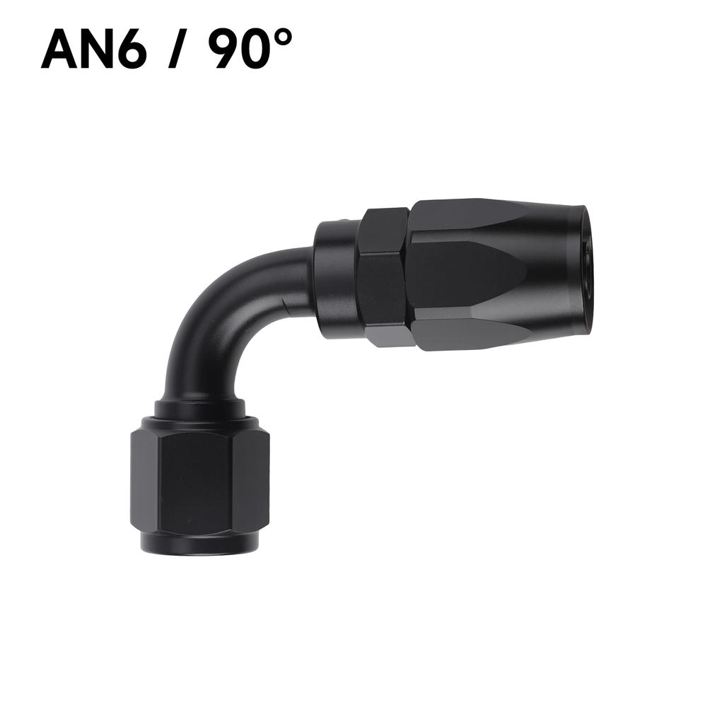 1 PCS Universal Straight 0 45 90 180 Degree Aluminum Car Swivel Hose End Fitting Adapter AN4/AN6/AN8/AN10 Oil Fuel CPE Line NPT