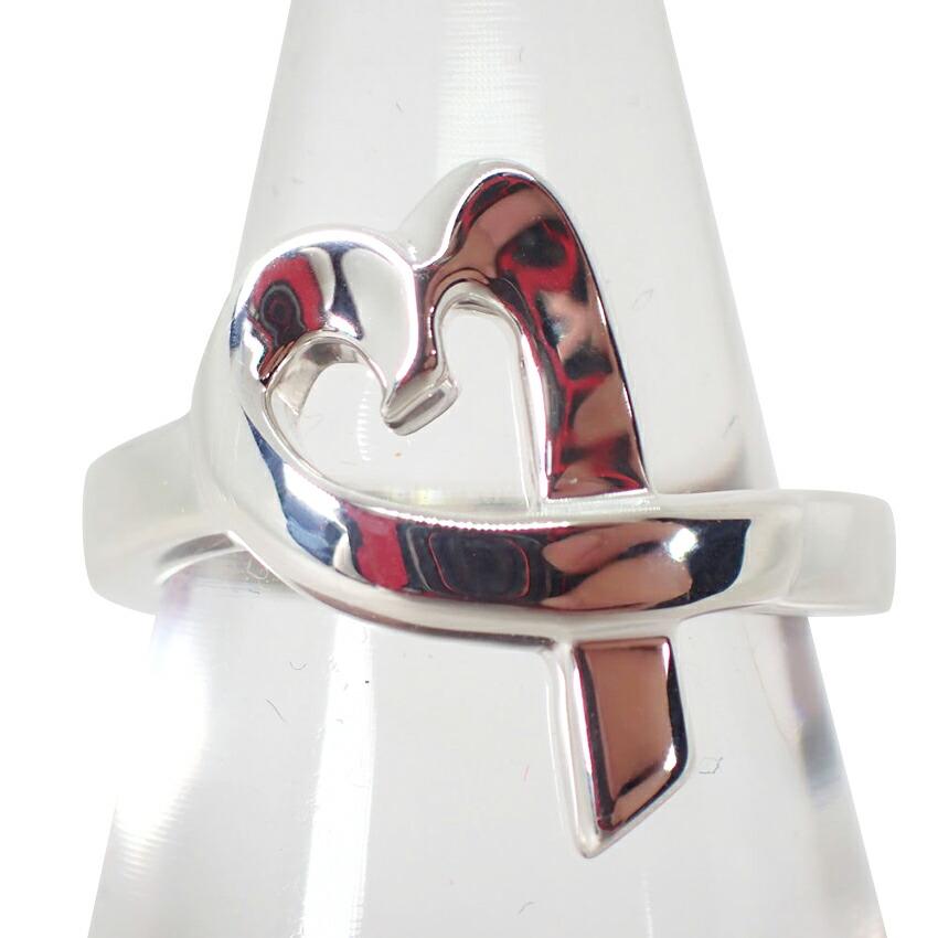 [Used] TIFFANY 925 Loving Heart Ring Size 9/Size 9/g535-84