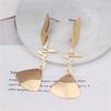 New Fashion Triangle Earrings for Women Colorful Enamel Korean New Imitation Pearl Dangle Earrings Unusual Boho Party Gifts