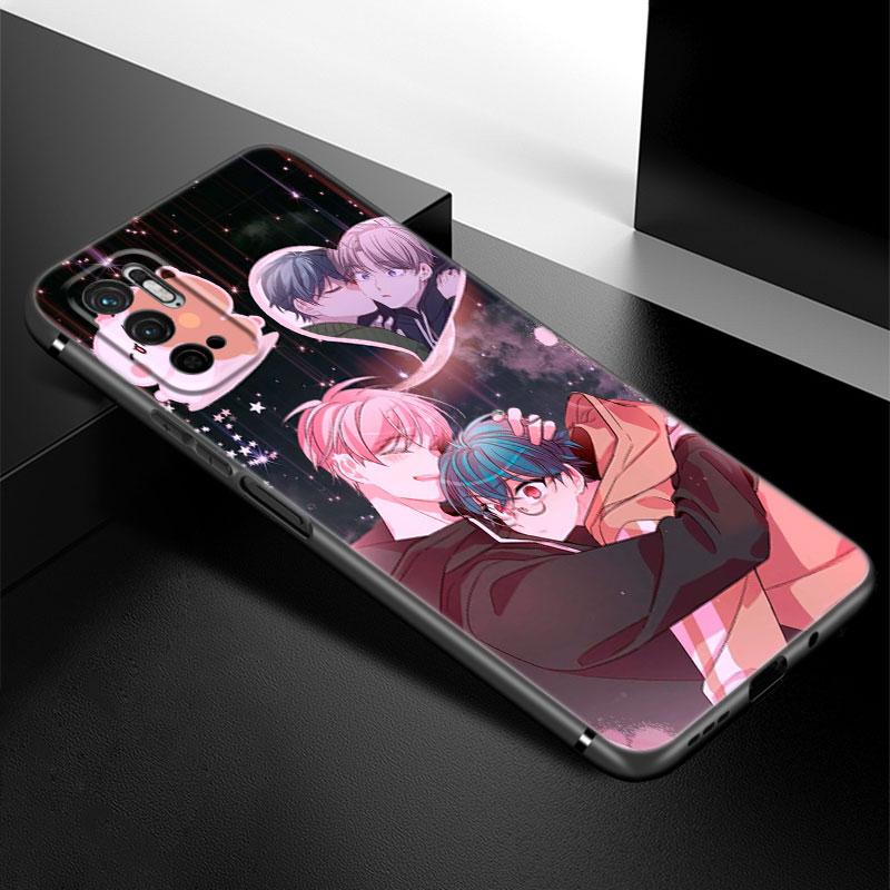 

Чехол для телефона с изображением аниме Yaoi для Xiaomi Redmi Note 7 8 9 10 Lite 11 11E 11T 12 Pro 11S 4G 10T 5G 8T 9S 10S, мягкий черный чехол из ТПУ Redmi Note 7(Pro)