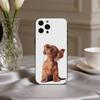 F-Funny Fashion D-Dog Art Phone Case For iPhone 17pro,16,15,14,13,12,11 Plus,Pro Max,XS,Soft Silicone Black Cover