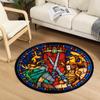 Bedroom Kids Play Floor Carpet Door Mat Modern Living Room Carpet Notre Dame Church Painted Round Room Carpet Chair Mat