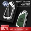 עבור פולקסווגן סגסוגת אבץ עור כיסוי מגן מעטפת למפתח חכם לרכב עבור VW פולקסווגן גולף 8 MK8 לאון מחזיק מפתחות