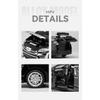 1/32 Toyota Vellfire MPV Alloy Car Model Sound and Light Pull Back Children's Toy Collectibles Birthday Gift