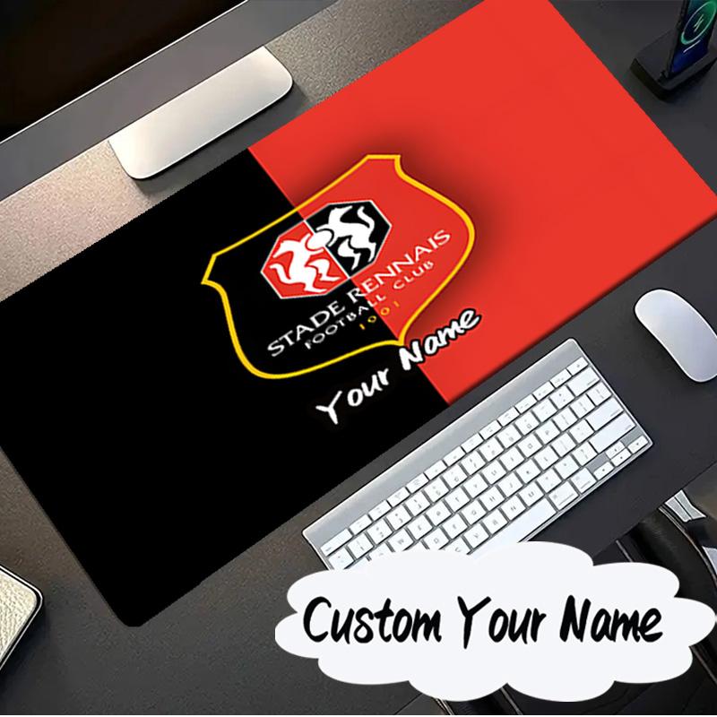 Custom Name Mouse Pad Stade Fc Emblem Mouse Pad, Gaming Mouse Pad, Keyboard Pad, Desk Decor for Computer Notebook Fan Birthday Gift