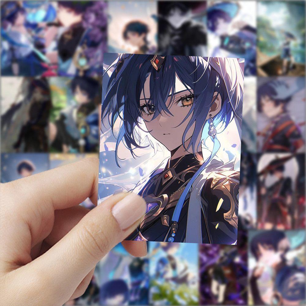 63PCS Wanderer (Genshin Impact) Stickers, Self-Adhesive Decorations for Handwritten Journals, Peripheral Stickers