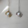 1Pc/Pair Exquisite Natural Pearl Clownfish Crab Pendant Necklace  Unique Elegant Earrings Jewelry Accessories Gifts