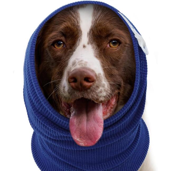 Nanaki Upgraded Dog Calming Hoodie Anxiety Relief, No Shake Ear Wraps for Dog, Soft Dog Hematoma Ear Wrap Anti-slip Dog Head Muffs Ear Protection Dog