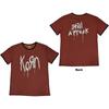 Korn 'Still A Freak' Red Ringer T Shirt - NEW
