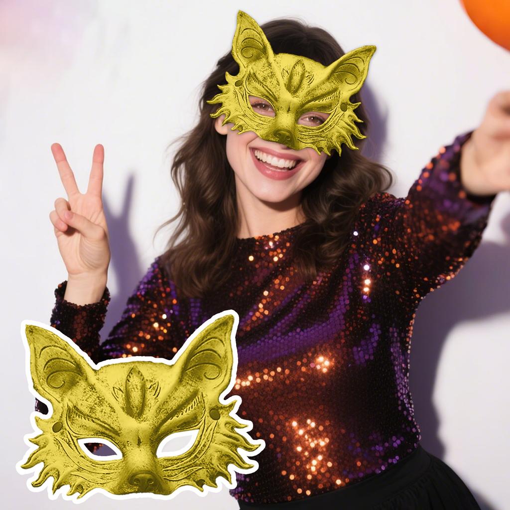 Werewolf Mask, Cosplay Anime Party Half Costume