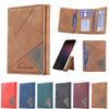EUCAGR Artificial leather credit card magnetic elastic wallet(5 card slot)with strong magnetic accessories | ID card clip wallet