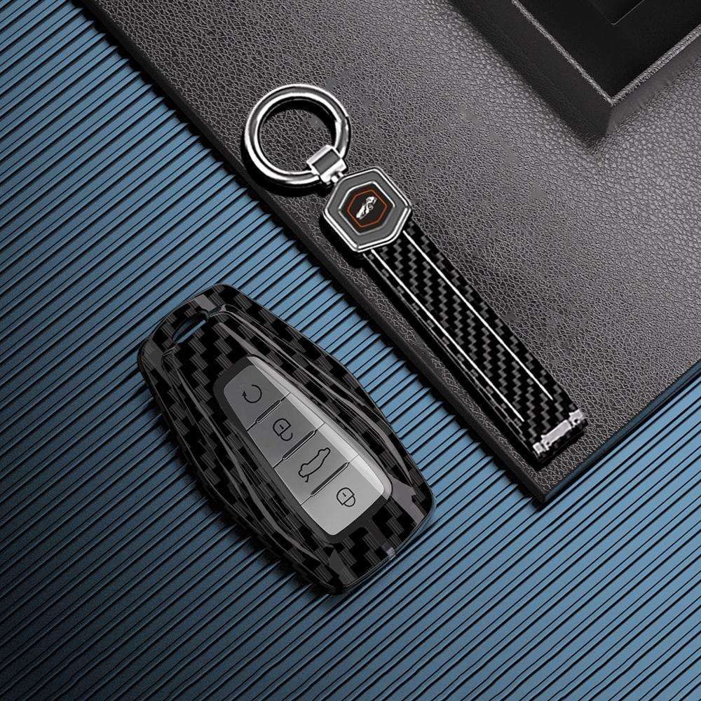 Zinklegierung Fernbedienung Auto Schlüsselhülle Abdeckung Fob für Geely Coolray 2024 X6 Emgrand Global Hawk GX7 Monjaro Zubehör