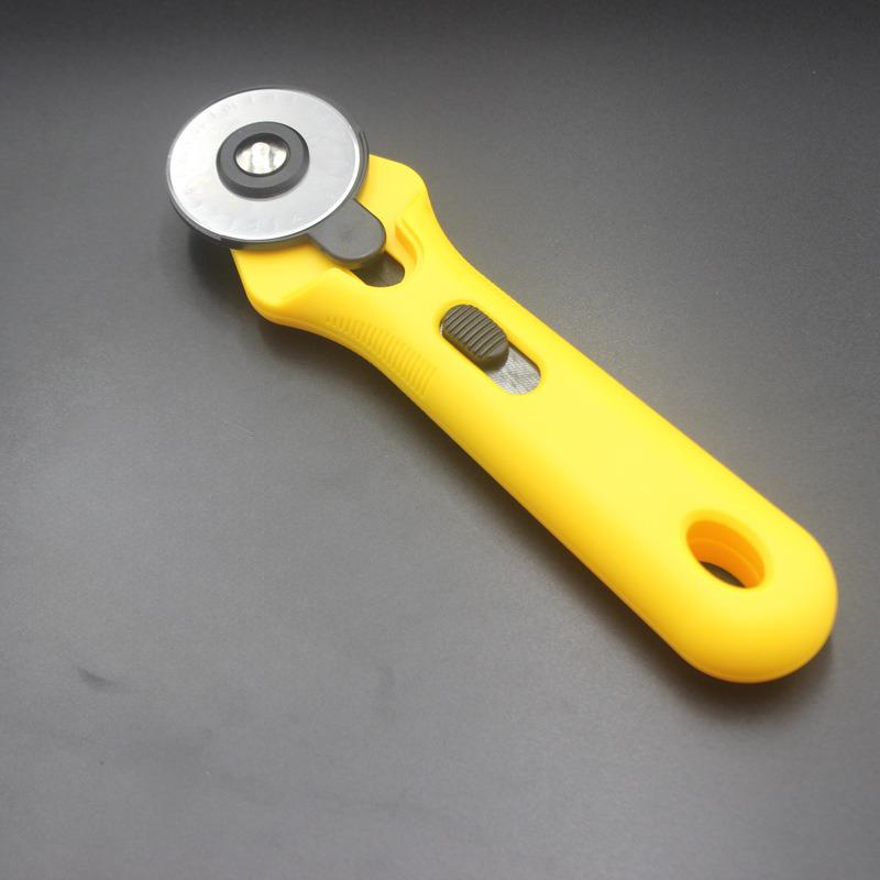 Quilting Wheel Knife 45mm Leather Cutting Knife1pc Manual Rotary Cutting Plastic Handle Roller Knife