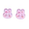 30pcs Transparent Cute Rabbit Button DIY Clothing Sewing Buttons Bunny Buttons  Sewing Supplies