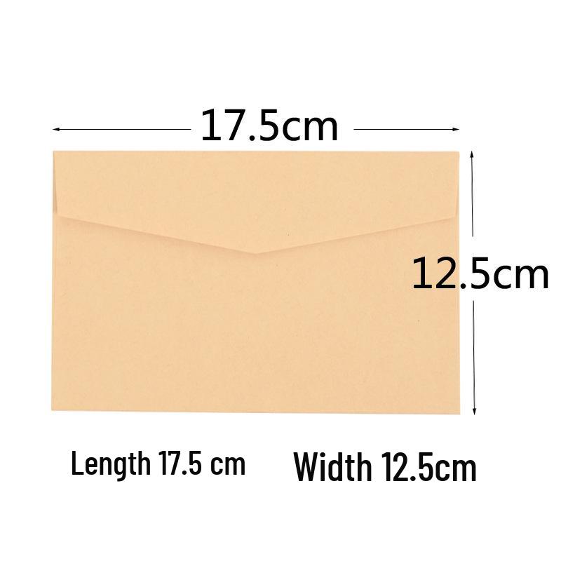 12.5x17.5cm Western Style Solid Color Envelope, No. 3 - Blank Envelope for Cards/Postcards.